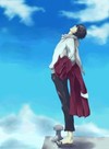 少年 仰望 放松 帅气