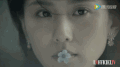 刘诗诗 美女 眼神 花