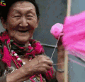 独龙族 少数民族 纹面 soogif soogif出品