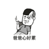 斗图 黑白动图 金馆长 爸爸心好累 soogif soogif出品