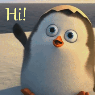 马达加斯加的企鹅  hi  打招呼