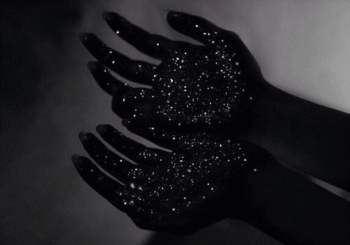 手 黑色 星球 宇宙