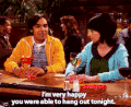 BigBangTheory 生活大爆炸 拉杰什 昆瑙 交谈 欧美 happy