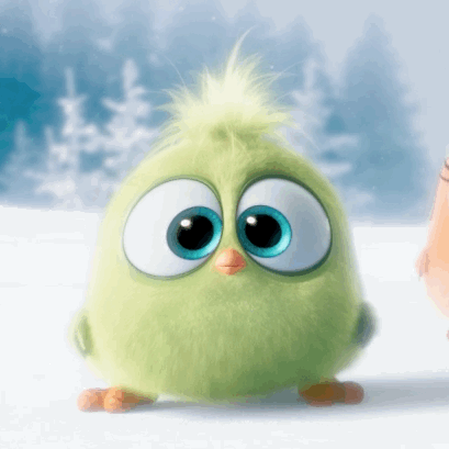 愤怒的小鸟 Angry Birds movie 要上天啦 飞升 毛茸茸 大眼 萌物 敲可爱