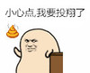 嘚瑟  鄙视 小心点，我要投翔了 便便