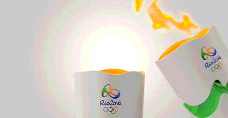 宣传 广告 火炬 奥运会 赢在中国蓝天