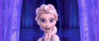 GIF动画 冰雪奇缘 迪士尼 GIF 电影 埃尔莎