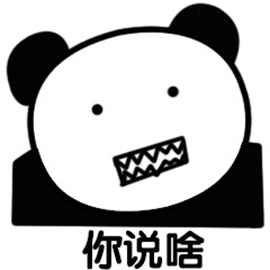 暴漫 熊猫人 可爱熊猫人 你说啥 蒙圈