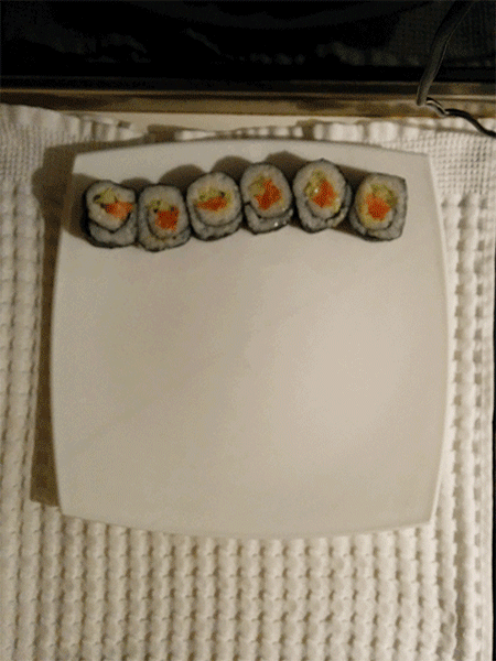 寿司 sushi food 渐变 叠加 冰箱