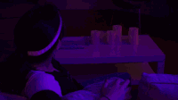 灯光 桌子 闪烁 黑暗