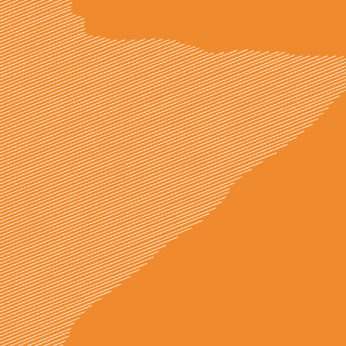 完美的环 噪音 有生气的 橙色 p5art 波动 创造性的编码 处理 P5