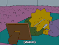 哭 丽莎辛普森 15季 13集 沮丧的 哭泣 15x13 躺在地板上 辛普森一家