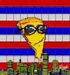 像素 pixel 披萨 得意