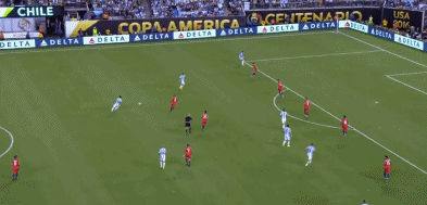 梅西 假摔 阿根廷vs智利 2016美洲杯