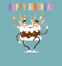 生日 蛋糕 蜡烛 生日快乐