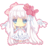 可爱   二次元美少女   眨眼睛   卖萌  动漫