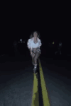 跳舞 公路 美女 帅气 滑旱冰 roller skating