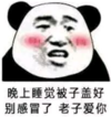 暴漫 文字表情包 晚上睡觉被子盖好 别感冒了老子爱你 搞笑 逗 沙雕