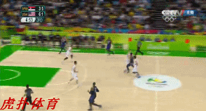 奥运会 里约奥运会 男篮 决赛 美国 塞尔维亚 金牌 赛场瞬间 汤普森 三分球