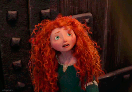 勇敢传说 梅莉达公主 捂脸 崩溃 动画 迪士尼 皮克斯 Brave Disney
