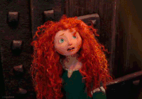 勇敢传说梅莉达公主捂脸崩溃动画迪士尼皮克斯BraveDisneygif动图 动态图 表情包下载 SOOGIF