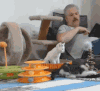 猫咪 可爱 吓一跳 搞笑
