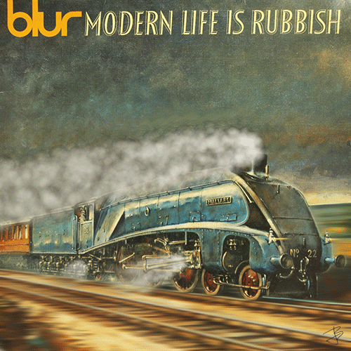 发动机 模糊 火车 专辑封面 现代生活是垃圾