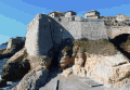 乌尔齐尼 城堡 海边 礁石 黑山