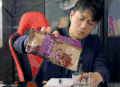 佟大为 吃东西 帅气 皱眉