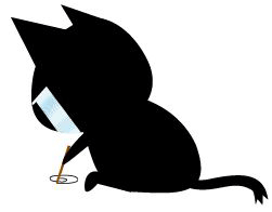 黑猫   画圈  难过  流泪