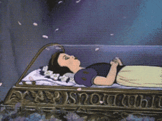 白雪公主 睡觉 漂亮 水晶棺