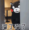 斗图 暴漫 黑白表情 熊本熊 溜了 溜了 soogif soogif出品