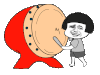 蘑菇头 打鼓