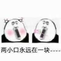 暴漫 熊猫头 两小口永远在一块 开心 搞怪 逗