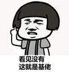 蘑菇头 逗比 比划 看见没有这就是基佬