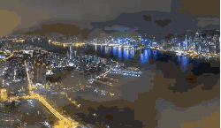 BBC HONGKONG 城市 夜晚 灯光 维多利亚港 香港之城市灯光延时摄影