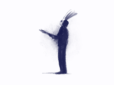 兔人 站立 摇晃 兔子 循环 矢量图 符号