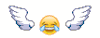 emoji 长翅膀 笑哭 天使
