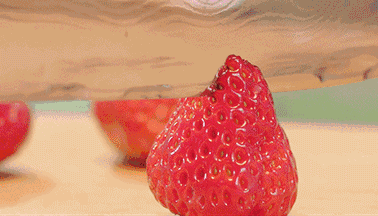 草莓 切开 水果