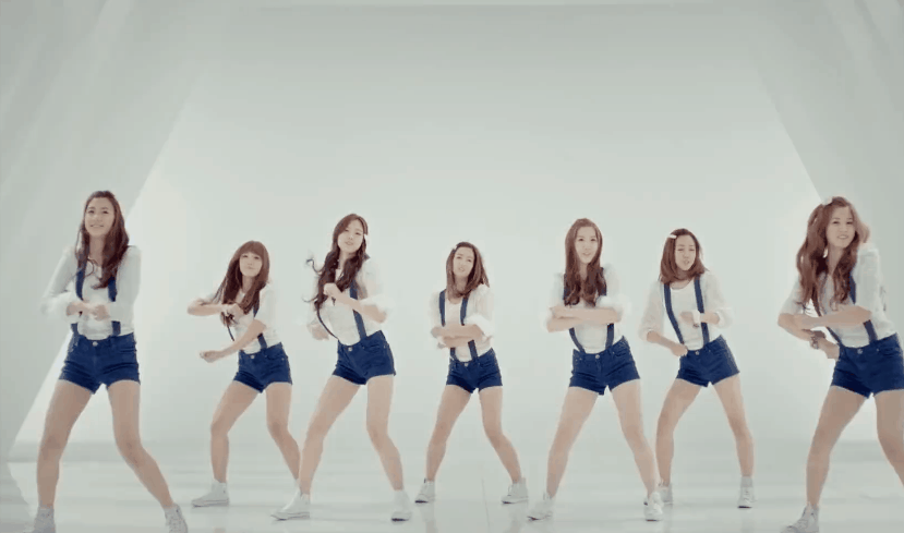 Girl's&Day MV PRESIDENT 可爱 少女 短裤 跳舞