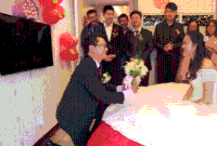 新娘新郎 婚礼 结婚 幸福 新婚快乐