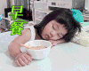 早餐 困 女孩 懵