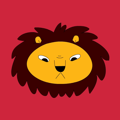 狮子  咆哮 动画 吃