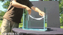 玻璃 容器 实验 落水