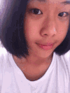 萌萌的 变脸 可怕 小女孩