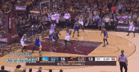 15-16赛季总决赛 NBA 勇士 勾手 汤普森 篮球 骑士