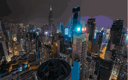 HONG&KONG&Time&Lapse 城市 夜景 延时摄影 旅游 灯光 繁华 香港