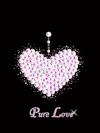 爱心 发光 闪烁 purlove