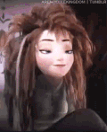 冰雪奇缘 安娜 爆炸头 惊讶 搞笑 迪士尼 动画 Frozen Disney
