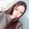 美女 卖萌 笑容 长发